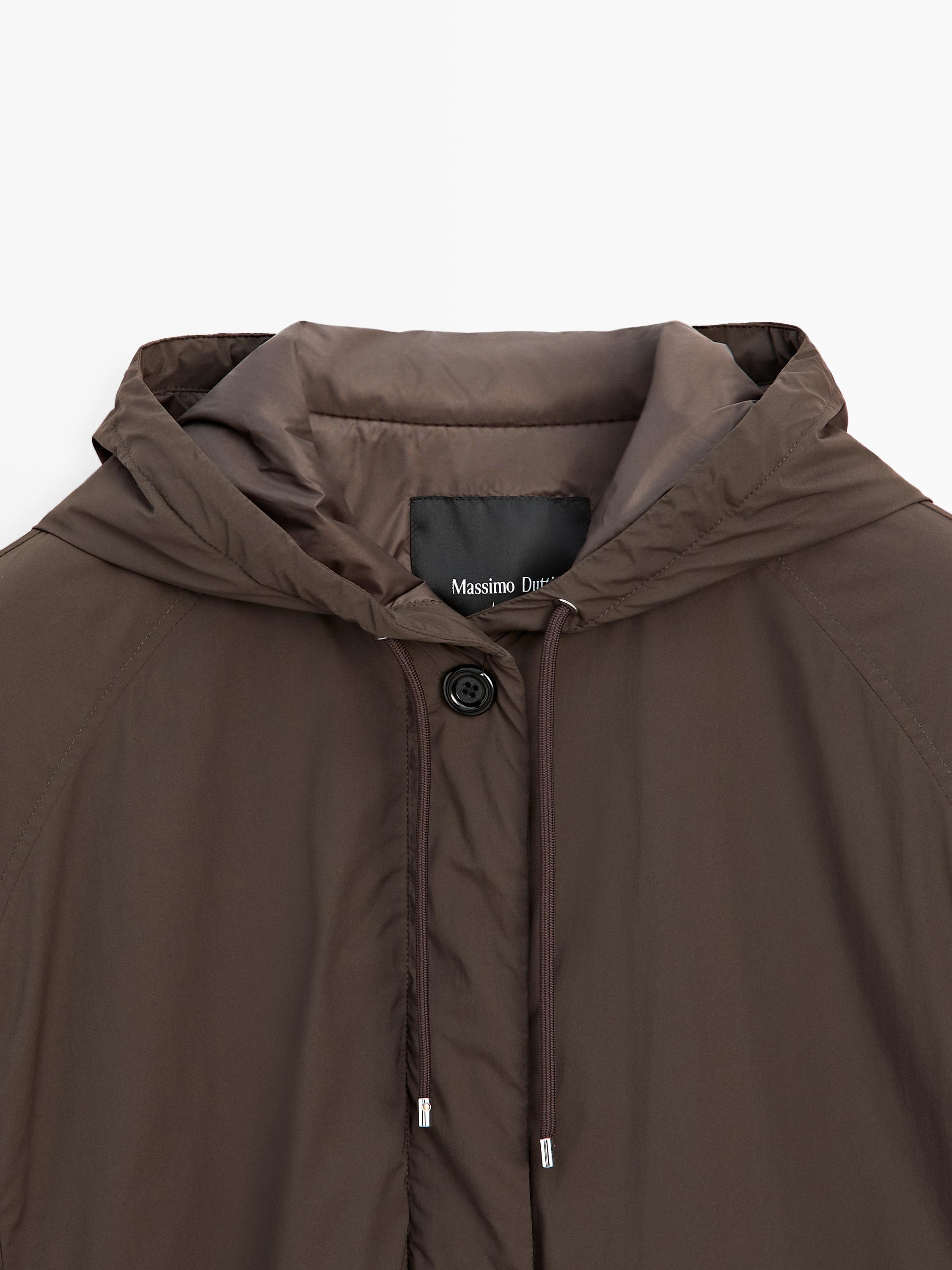 Veste bouffante à col montant